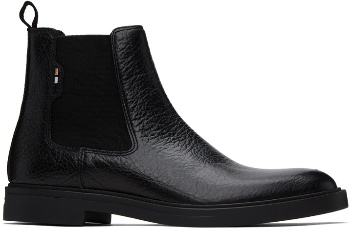 Photo: BOSS Black Embroidered Chelsea Boots