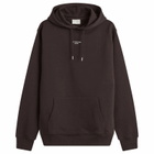 Drôle de Monsieur Men's Drole De Monsieur Classic Slogan Hoodie in Dark Brown