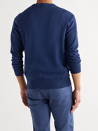 PETER MILLAR - Crown Slim-Fit Pima Cotton-Blend Sweater - Blue