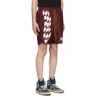 Rhude Burgundy Warm-Up Shorts