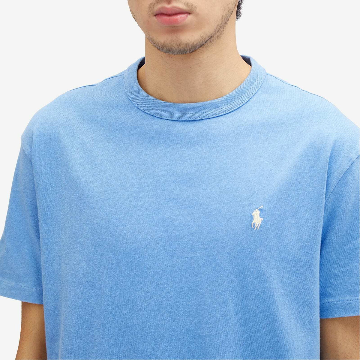 Polo Ralph Lauren Men's T-Shirt in Summer Blue Polo Ralph Lauren