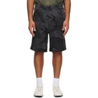 AAPE by A Bathing Ape Gray 'AAPENOW' Moonface Logo Sweat Shorts