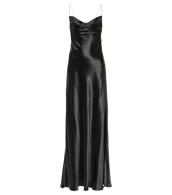 Photo: Miu Miu Embellished satin gown