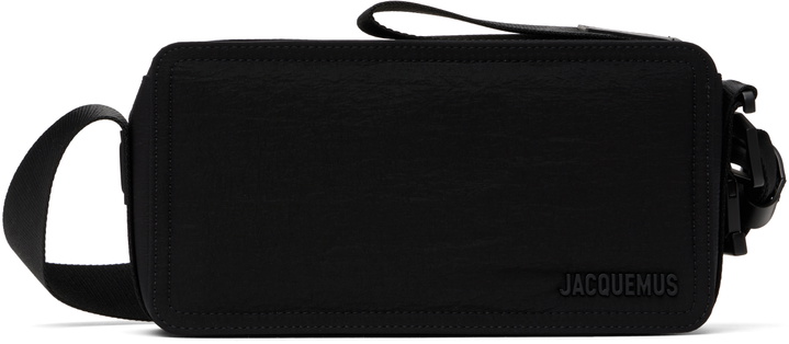 Photo: JACQUEMUS Black 'The horizontal Cuerda' Bag