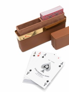 Ralph Lauren Home Brown Westover Playing Card Set