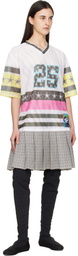 Chopova Lowena Multicolor Nancy Uniform Jersey Midi Dress