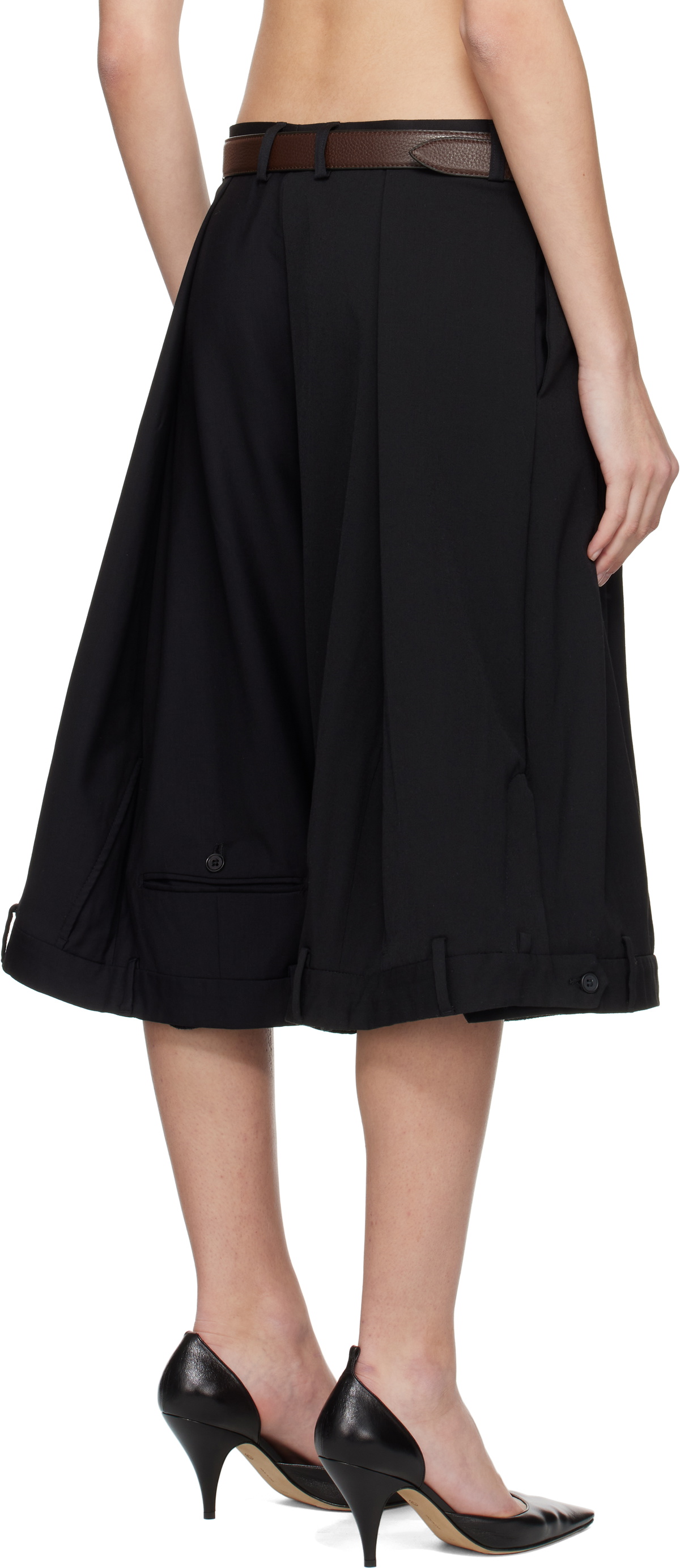 HODAKOVA Upside Down Wide Trouser Shorts