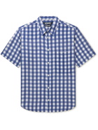 Jacquemus - Melo Gingham Voile Shirt - Blue