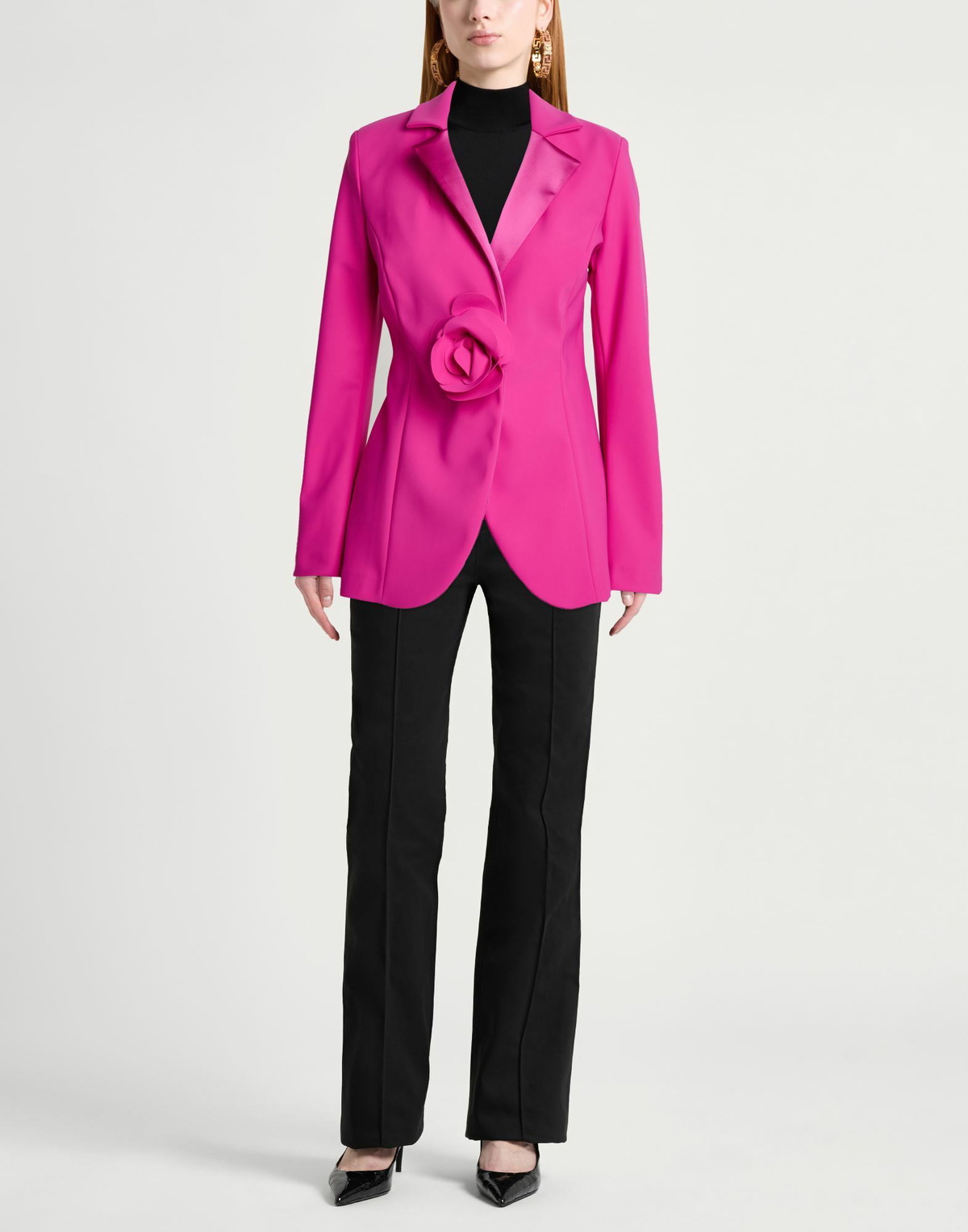 Chiara Boni La Petite Robe Womens Blazer Fuchsia