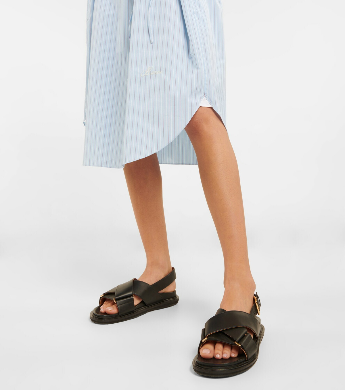 Marni best sale leather sandals