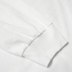 The National Skateboard Co. Men's Long Sleeve Block Logo T-Shirt in White