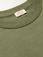 Armor Lux - Callac Logo-Appliquéd Organic Cotton-Jersey T-Shirt - Green