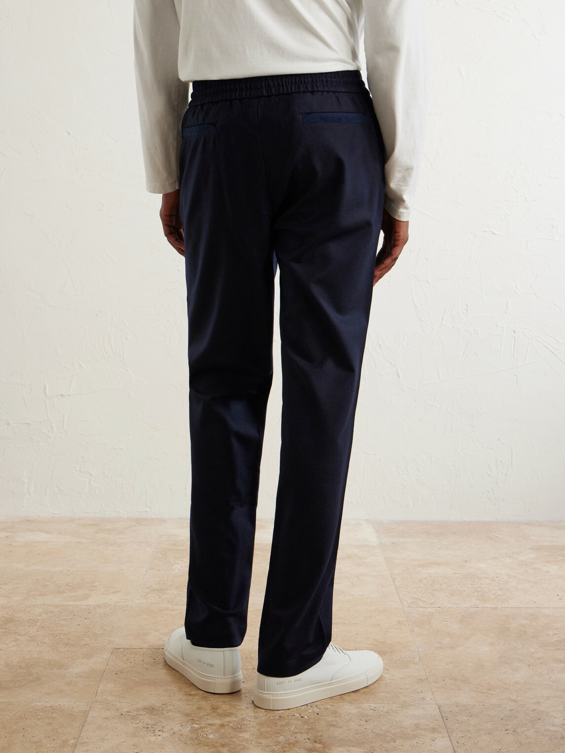 SEASE - Mindset Straight-Leg Stretch Virgin Wool-Flannel Trousers - Blue