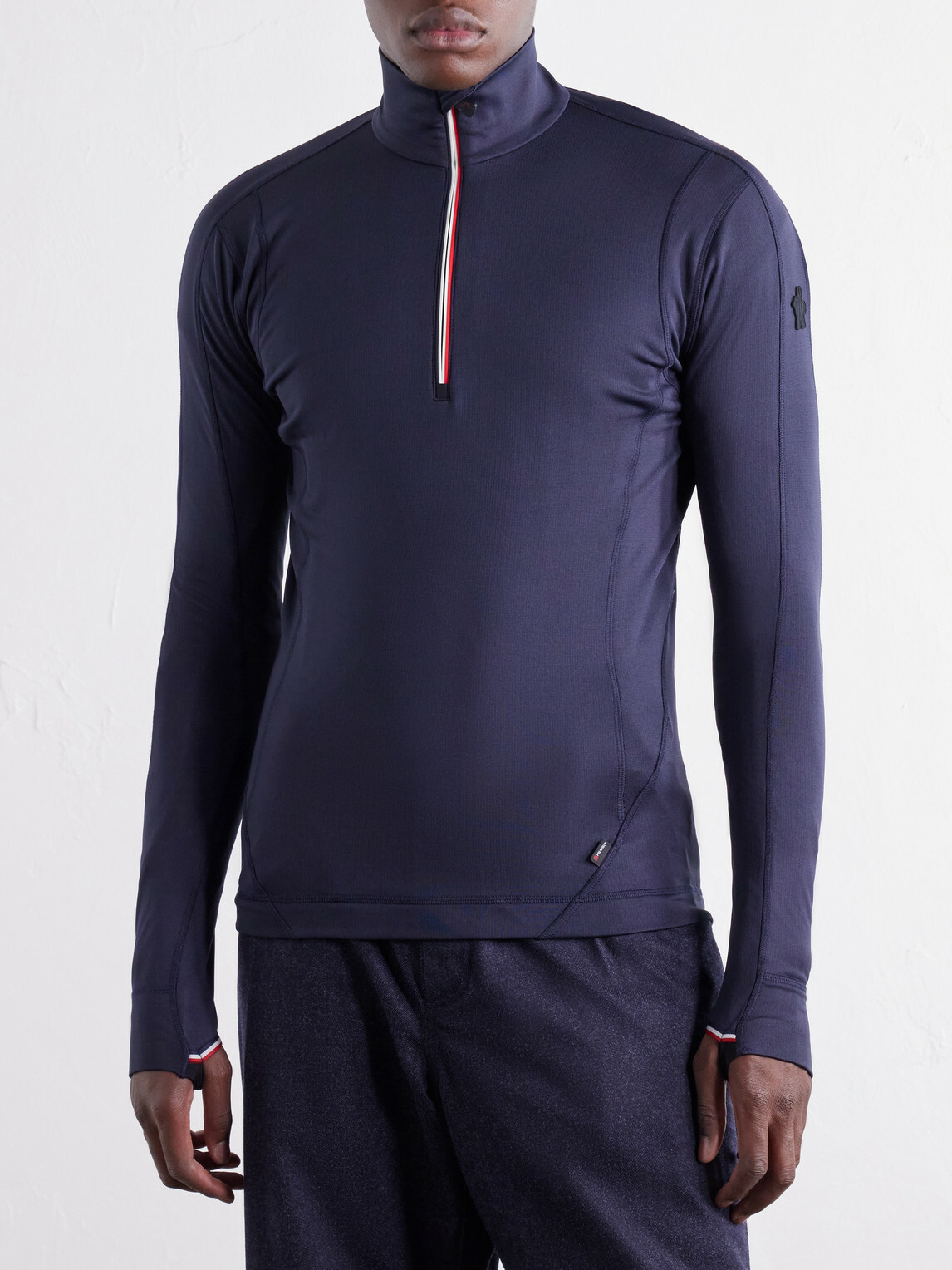 Moncler Grenoble - Polartec® Power Grid™ Half-Zip Base Layer - Blue