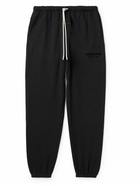 FEAR OF GOD ESSENTIALS - Logo-Appliquéd Cotton-Blend Jersey Sweatpants - Black