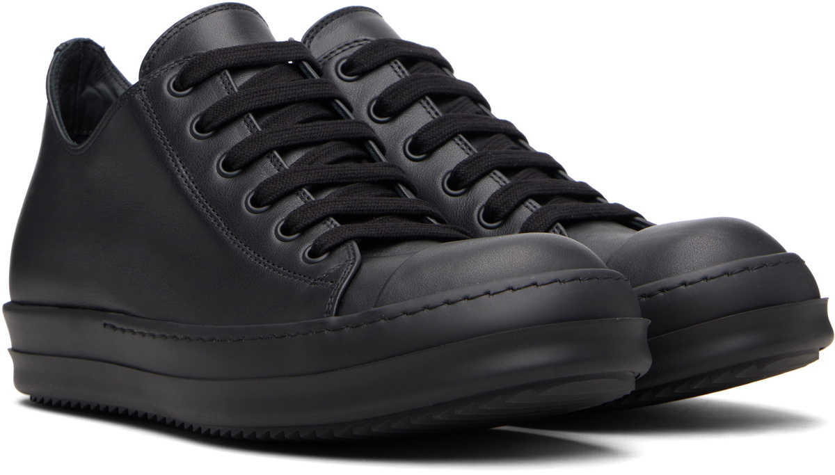 Rick Owens Black Temple Low Sneakers Rick Owens