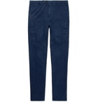 Brunello Cucinelli - Stretch-Cotton Cargo Trousers - Men - Storm blue