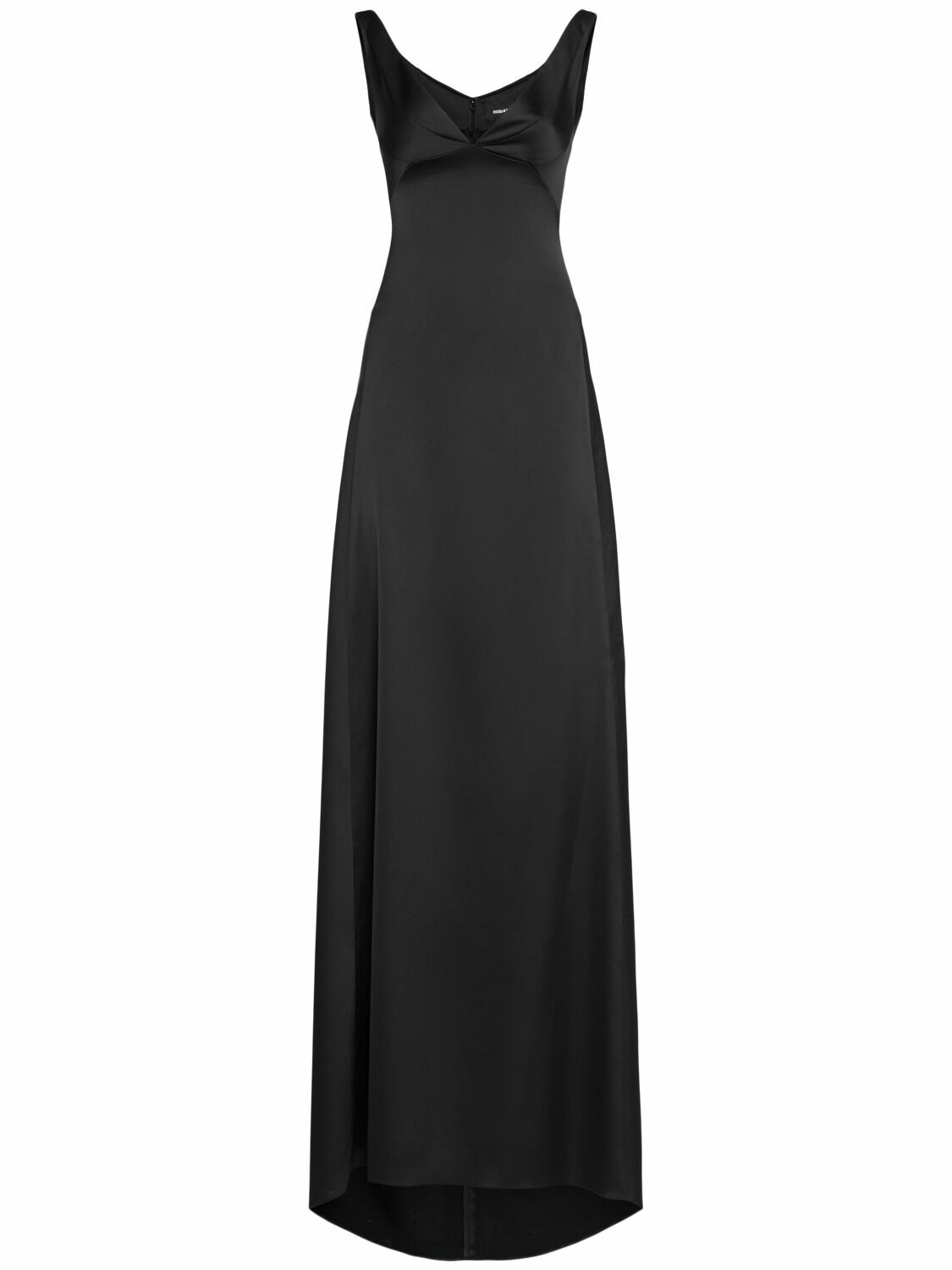 ワンピース Dsquared Black Crepe Dress DSQUARED2 Daisy Crepe Cady Gown Dsquared2