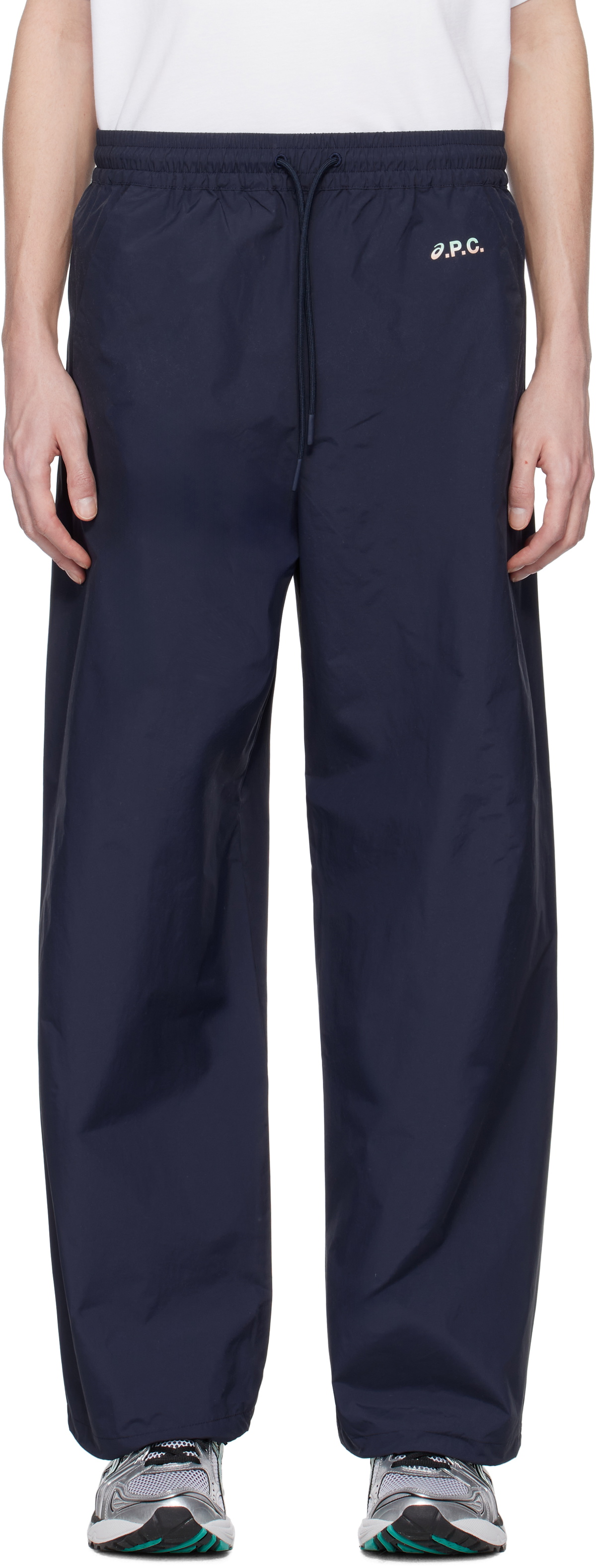 A.P.C. Navy ASICS Edition Haze Trousers A.P.C.