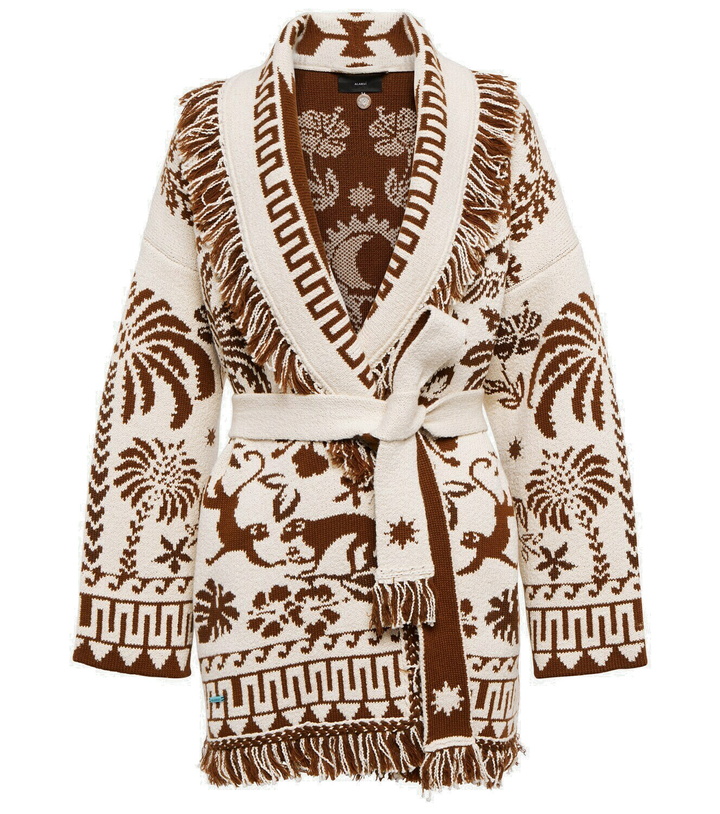 Photo: Alanui - Explosion Of Nature wool-blend cardigan