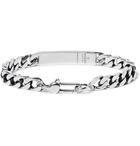 GUCCI - Ghost Engraved Sterling Silver ID Bracelet - Silver