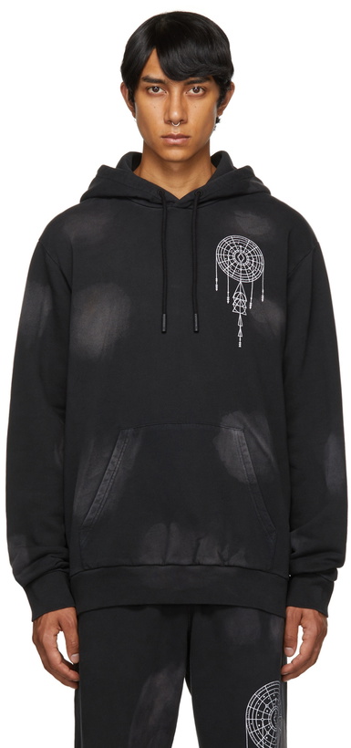 Photo: Marcelo Burlon County of Milan Black Graphic Hoodie