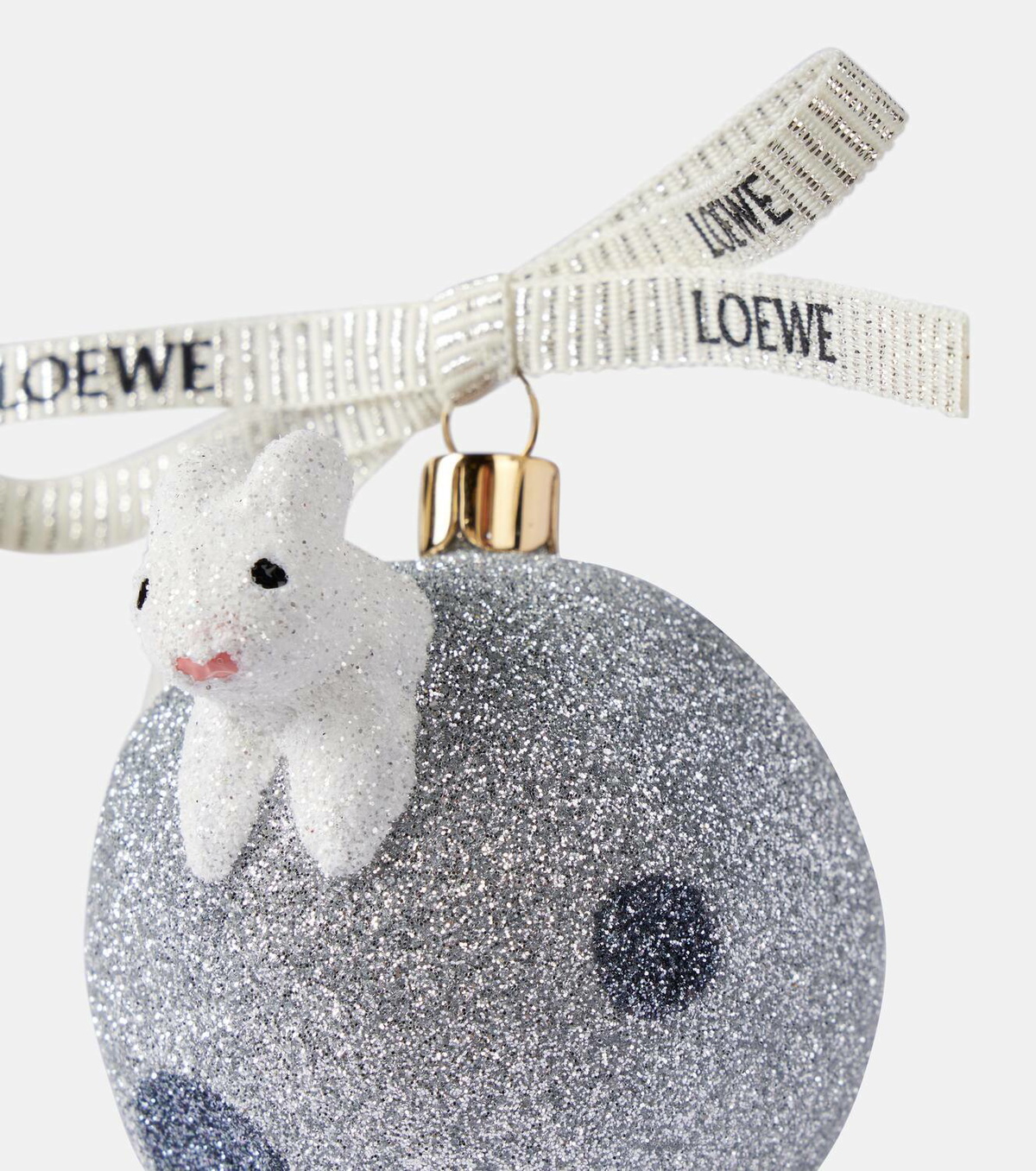 Loewe x Suna Fujita Bunny glitter glass ornament
