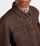 Jacquemus Ovalo cropped denim jacket