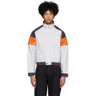 Affix Grey and Orange Work Jacket