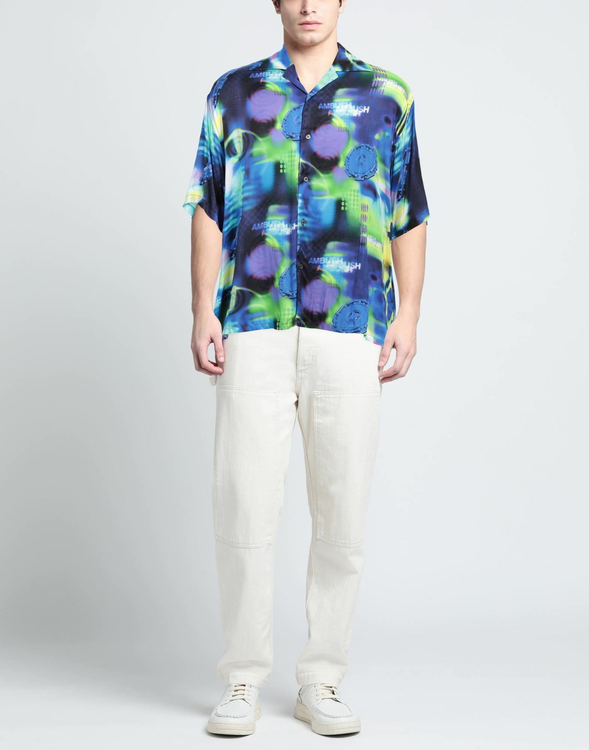 Ambush Mens Shirt in Purple