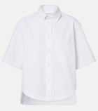 Victoria Beckham Oversized cotton shirt
