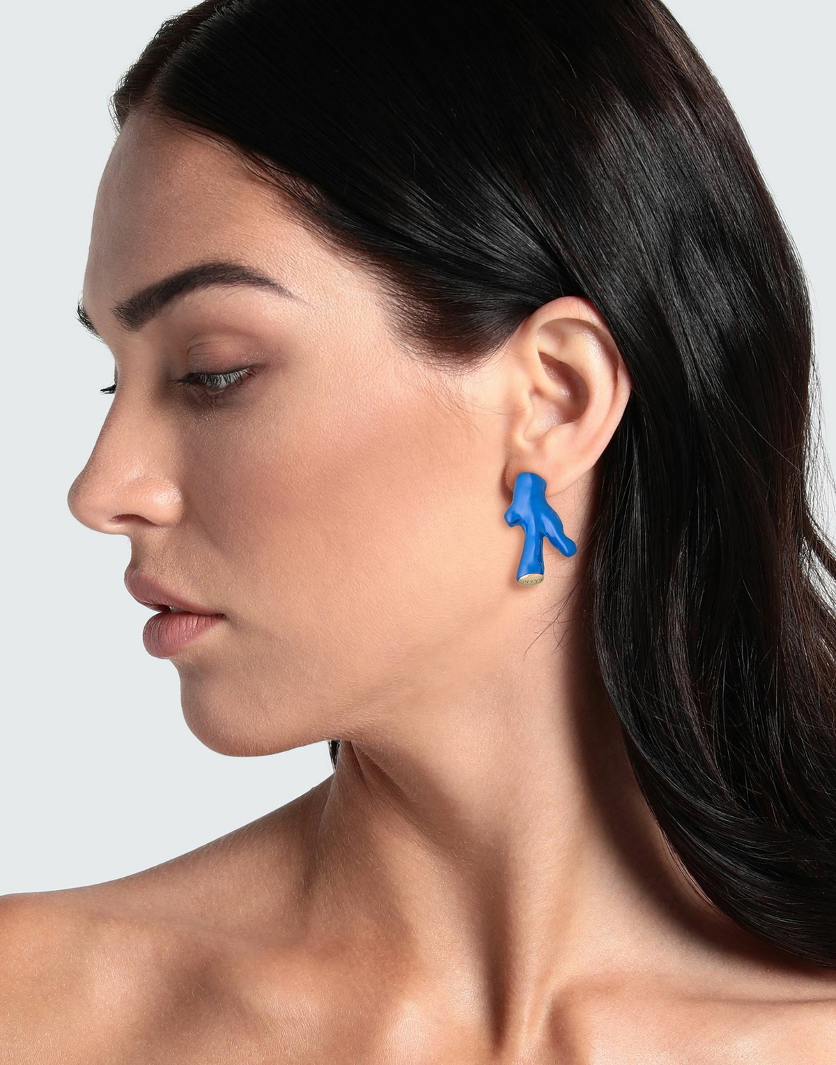 Pucci Womens Single Earring in Orange