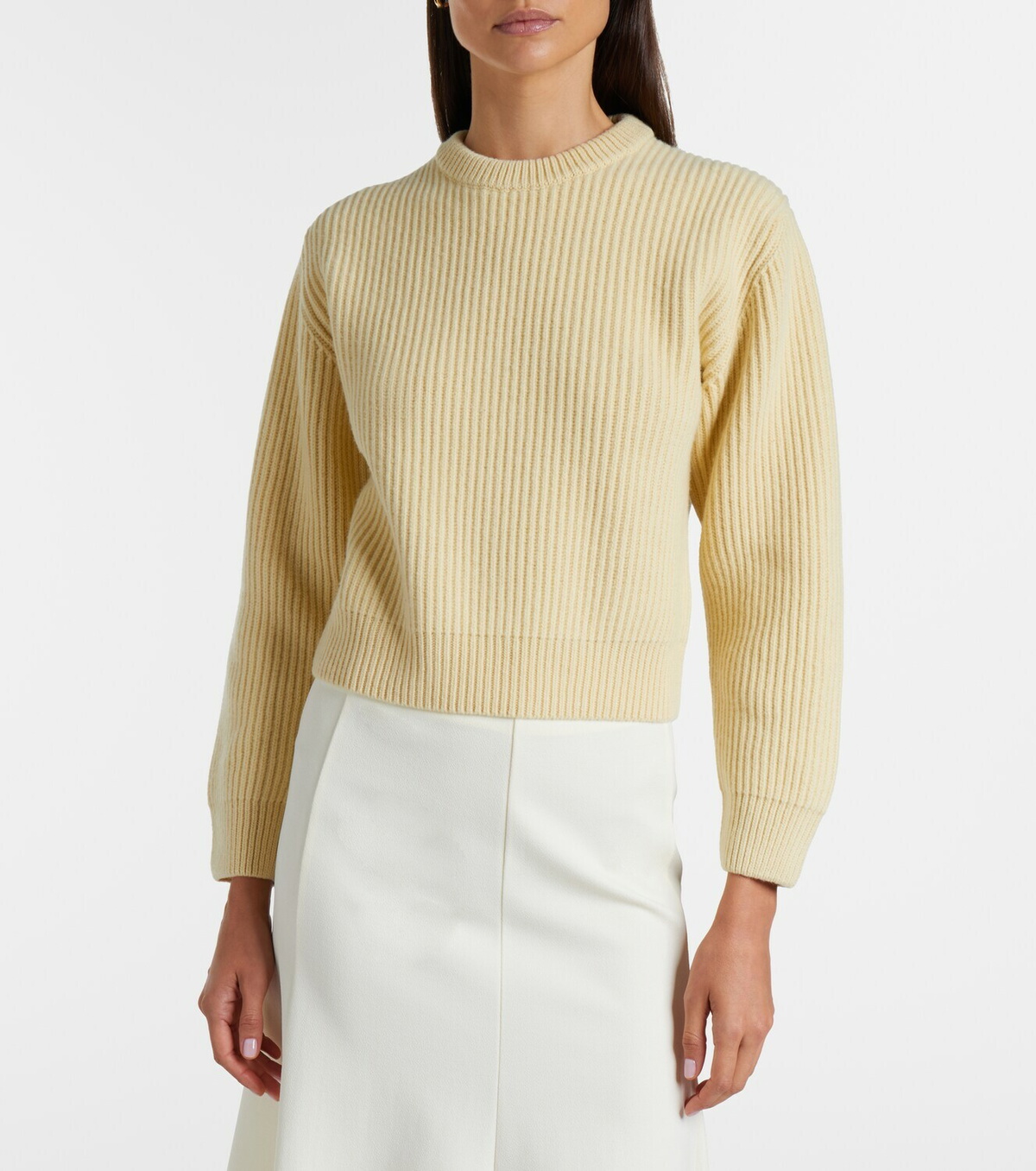 Jil Sander Ribbed-knit wool sweater