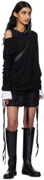 Ann Demeulemeester Black Helle High-Comfort Sweater