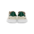 Axel Arigato Beige and Green Animal Triple Clean 90 Sneakers