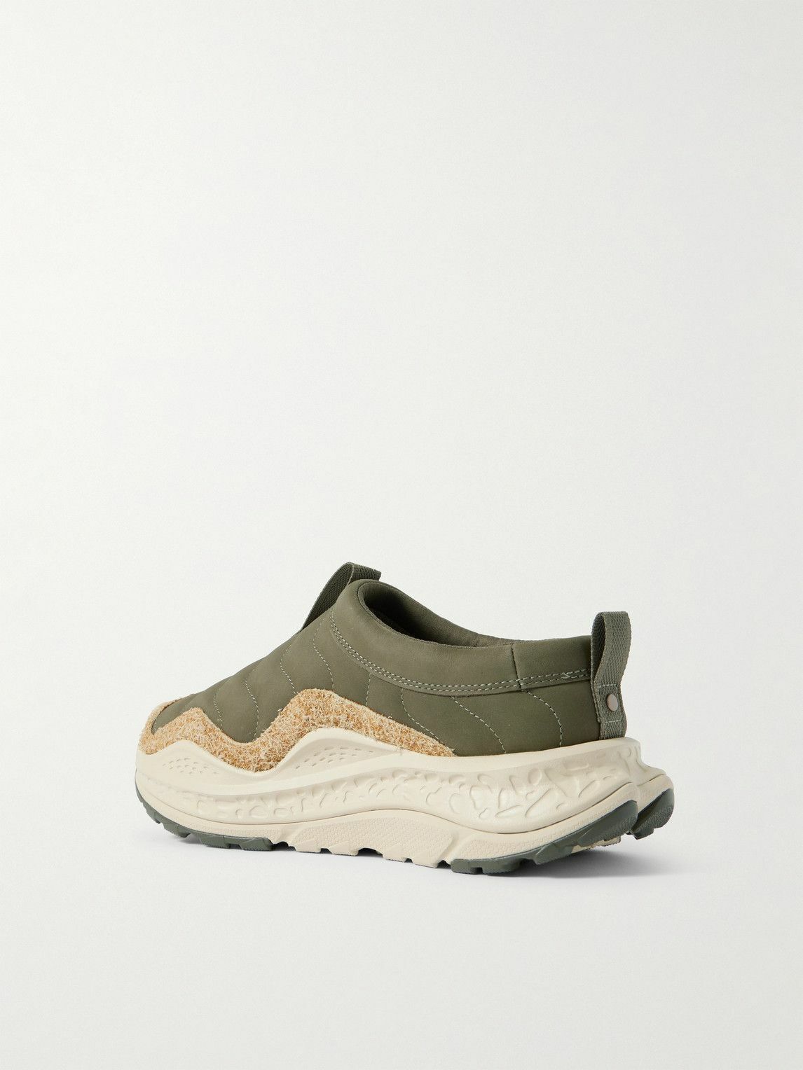 Hoka - U Ora Primo TP Brushed Suede-Trimmed Nubuck Slip-On