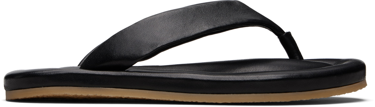 BY FAR Black Dasha 2.0 Flip-Flops