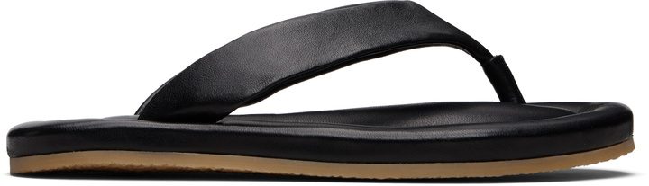 Photo: BY FAR Black Dasha 2.0 Flip-Flops