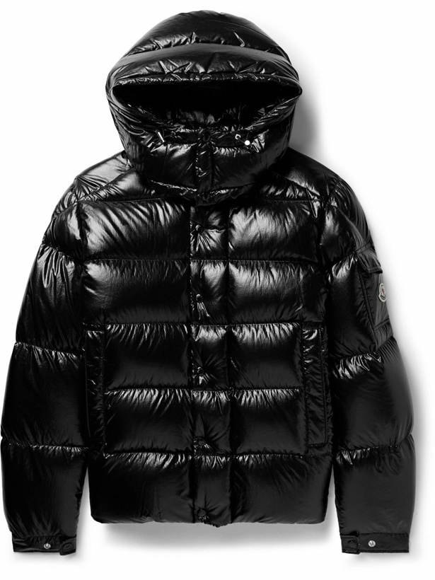 Photo: Moncler - Maya 70 Logo-Appliquéd Quilted Shell Hooded Down Jacket - Black