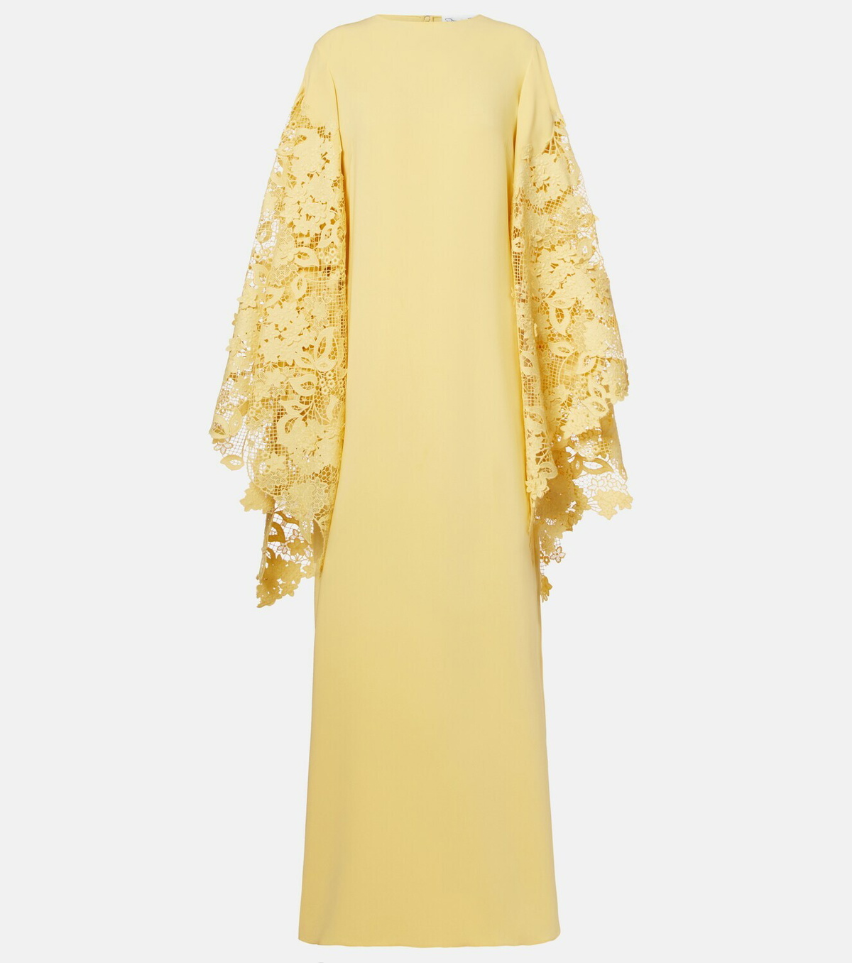 Oscar de la Renta Floral silk-blend kaftan