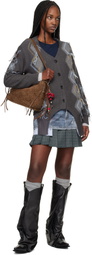 Andersson Bell Gray Gartered Argyle Cardigan