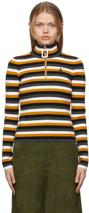 Photo: JW Anderson Orange Puller Henley Turtleneck