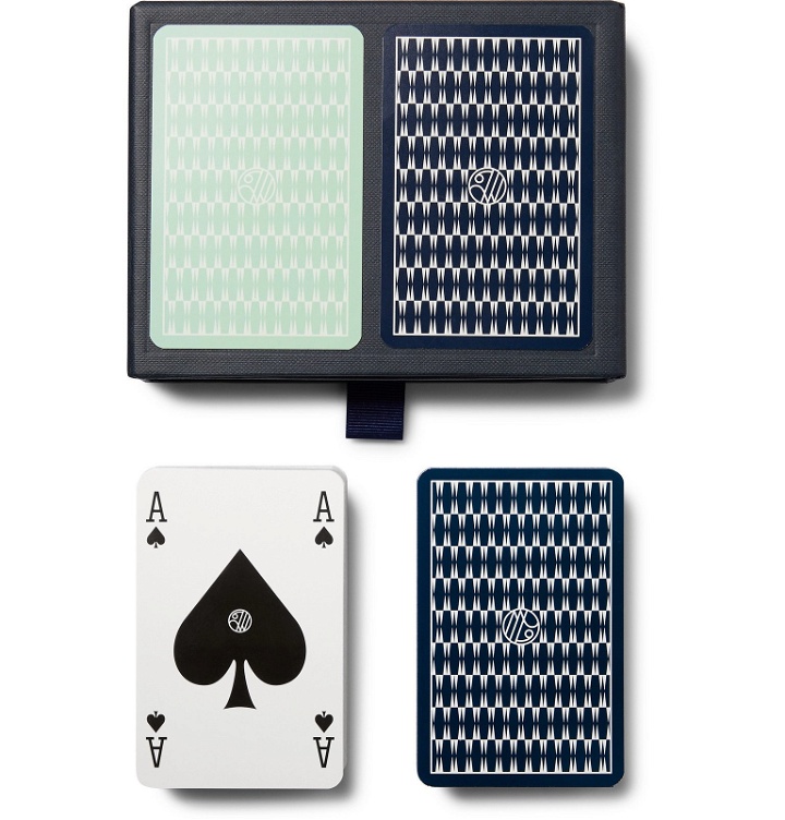 Photo: William & Son - Two-Pack Playing Cards - Blue