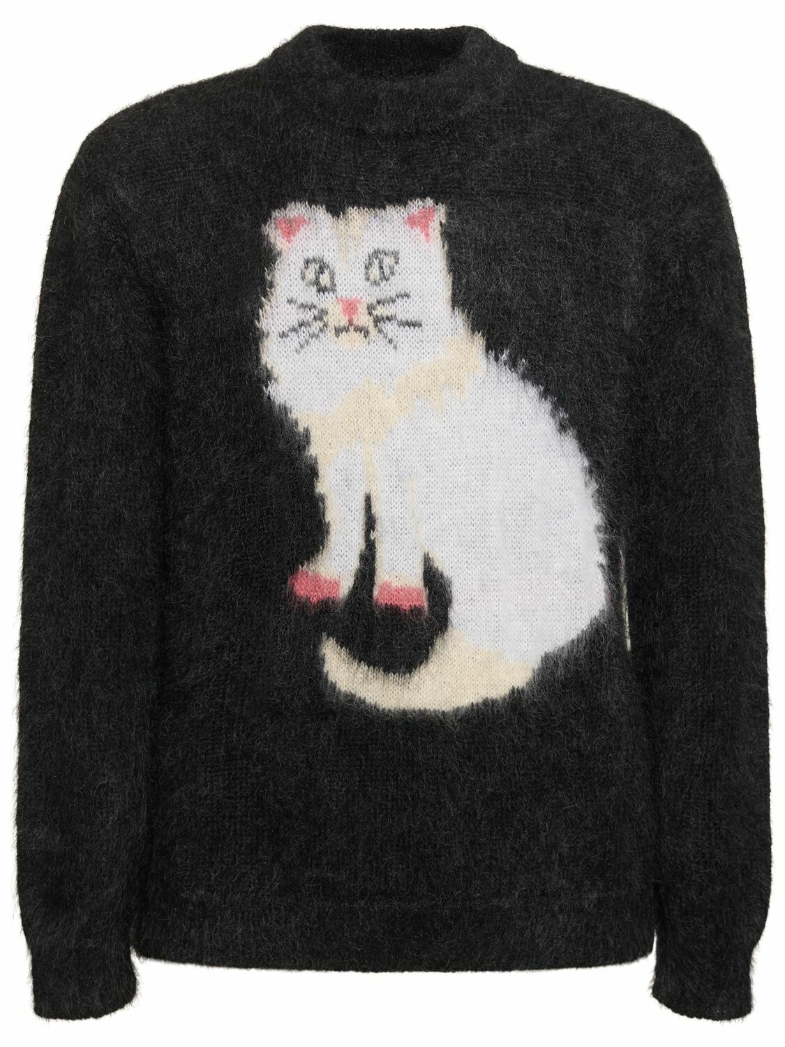 MAGLIANO Gattone Mohair Blend Knit Sweater Magliano