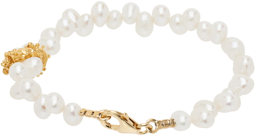 Alighieri Gold & White 'The Calliope' Bracelet