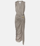 Christopher Esber Ripple embellished draped jersey gown