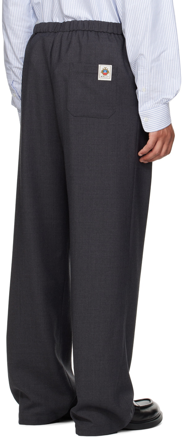 Bally Gray Loose Trousers