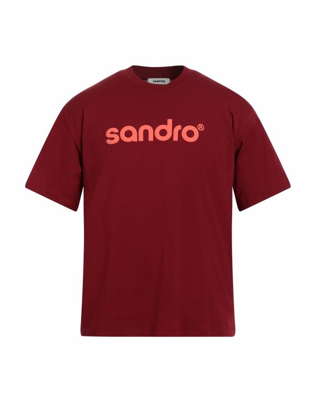 Photo: Sandro Mens T-shirt Burgundy