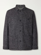 Anderson & Sheppard - Herringbone Wool Overshirt - Gray