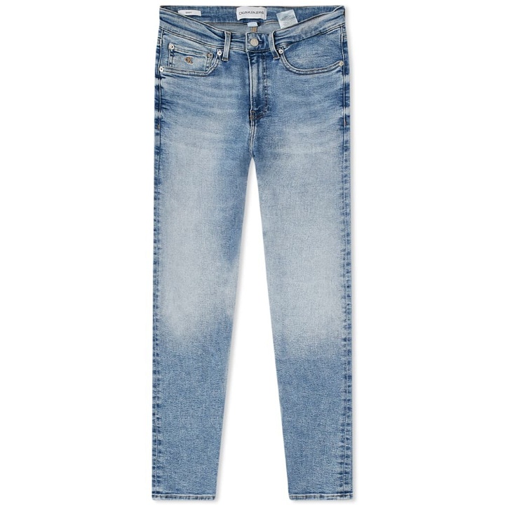 Photo: Calvin Klein 016 Skinny Bleached Wash Jeans